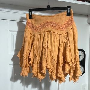 Free People, Skirt, Orange, XS